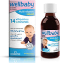 Vitabiotics Wellbaby Multi-Vitamin Liquid - Immune System Multivitamin for Infants and Babies Ages 6 Months to 4 Years - 150mL