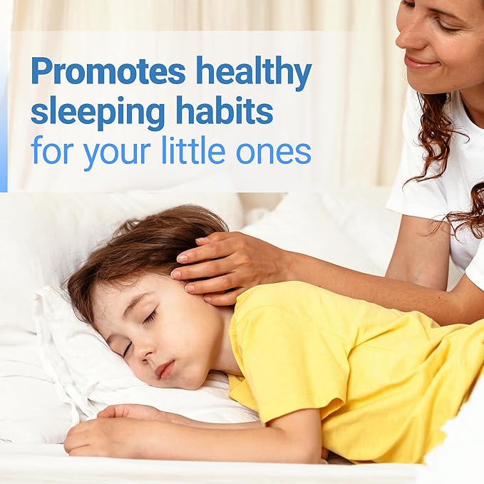 Nested Naturals Luna Kids Sleep Supplement - for Children &amp Melatonin Sensitive Adults - Gentle Herbal Supplement with Chamomile Melatonin &amp Valerian - 180 Chewable Tablets (60 Per Bottle)