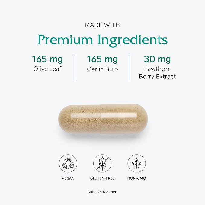 Vitanica Rauwolfia Extra Cardiovascular Support Supplement Vegan 90 Capsules