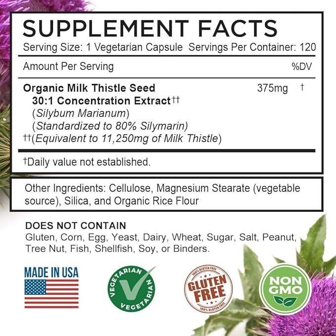 FarmHaven Milk Thistle Capsules and Multivitamin for Women | 22 Essential Nutrients Fruits &amp Veggies Womens Multivitamin | Boosts Energy Immune Heart Health Bundle