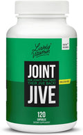 LIVELY VITAMIN CO. Joint Jive - Lubricate Joints (Knee Ankle Neck Shoulder Back) - Collagen - Glucosamine - MSM - Quercetin - Chondroitin - Devils Claw - Shellfish-Free Formula - 120 Count