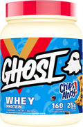 GHOST Whey Protein Powder Chips Ahoy! - 1LB Tub 25G of Protein - Flavored Isolate Concentrate &amp Hydrolyzed Whey Protein Blend - Post Workout Shakes