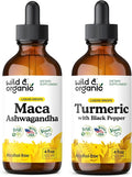 Maca Ashwagandha Tincture 4 fl oz &amp Turmeric Tincture 4 fl oz