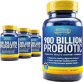 Nutrition Essentials Probiotics for Women and Men - with Lactase Enzyme and Prebiotic Fiber for Digestive Health - 4 Count of 60 Tablets