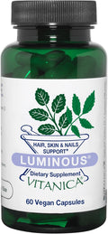 Vitanica Luminous Hair Skin and Nail Support Vegan 60 Capsules