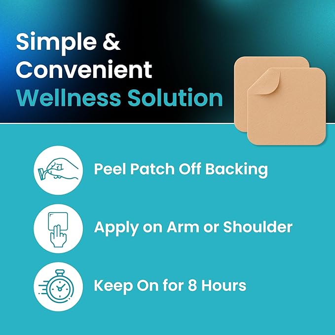 VIORY NAD Patches for Women &amp Men | NAD+ Patch for Energy &amp Healthy Aging | with CoQ10 &amp Nicotinamide | 60 Day Supply