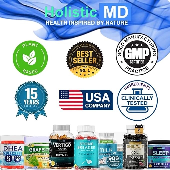 Lucid Dreams Deep Sleep - Mugwort Herb 5 htp Mucuna Pruriens Choline Supplements - Gummies Sugar Free Vegan 60 ct