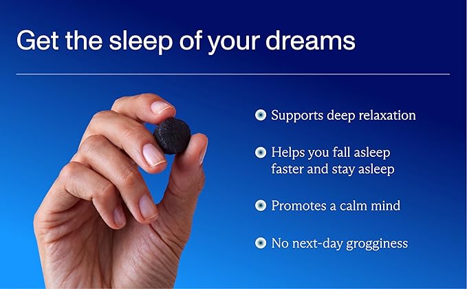 FOCL Sleep Gummies - Sleep Aid Melatonin Gummies to Promote Calm Mind &amp Fall Asleep Faster - Gummy Supplement for Deep Sleeping - Sleeping Gummy for Adults - 30 ct Sour Blue Raspberry