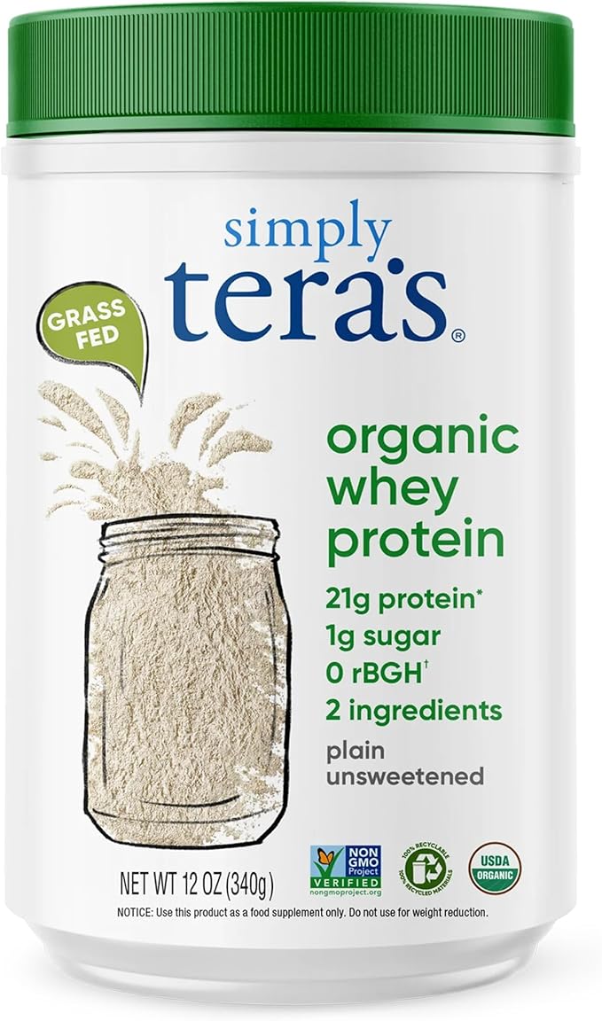 Simply Teras Whey Plain Unsweeten Org 12 OZ