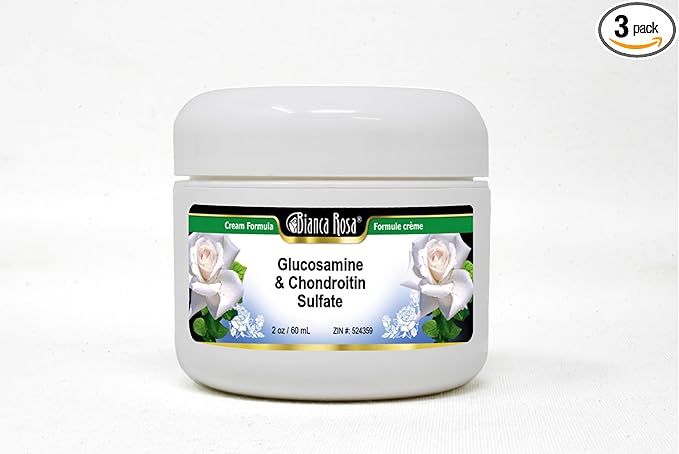 Bianca Rosa Glucosamine &amp Chondroitin Sulfate Cream (2 oz ZIN: 524359) - 3 Pack