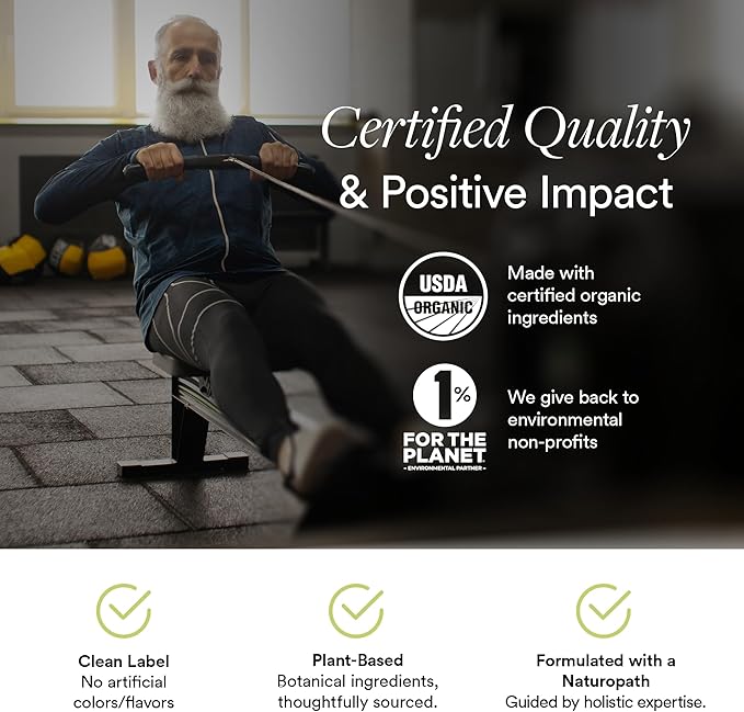 Organic Turmeric Curcumin with Black Pepper &amp Boswellia Extract – High Absorption Turmeric Capsules for Joint Comfort Mobility &amp Muscle Recovery – 60 Capsules