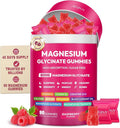 Magnesium Glycinate Gummies 600mg High Absorption Magnesium Complex Sugar Free Chewables Gummies with VitaminD &amp B6 CQ10 for Adults &amp Kids Relaxation Muscle &amp Zzz Support