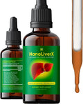 NanoLiverX - Nanoliposomal Silymarin Revitalized Liver Health Liquid Drops - Support Liver Cleanse Detox &amp Repair - Liver Supplement with Milk Thistle Silymarin Extract Artichoke and More