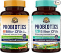 Vitalitown Probiotic Bundle (Pack of 2) | Probiotics 60 Billion CFUs (Item 1) &amp Probiotics 120 Billion CFUs (Item 2) | Shelf Stable | Digestive &amp Immune Health | 30 Day Supply Each