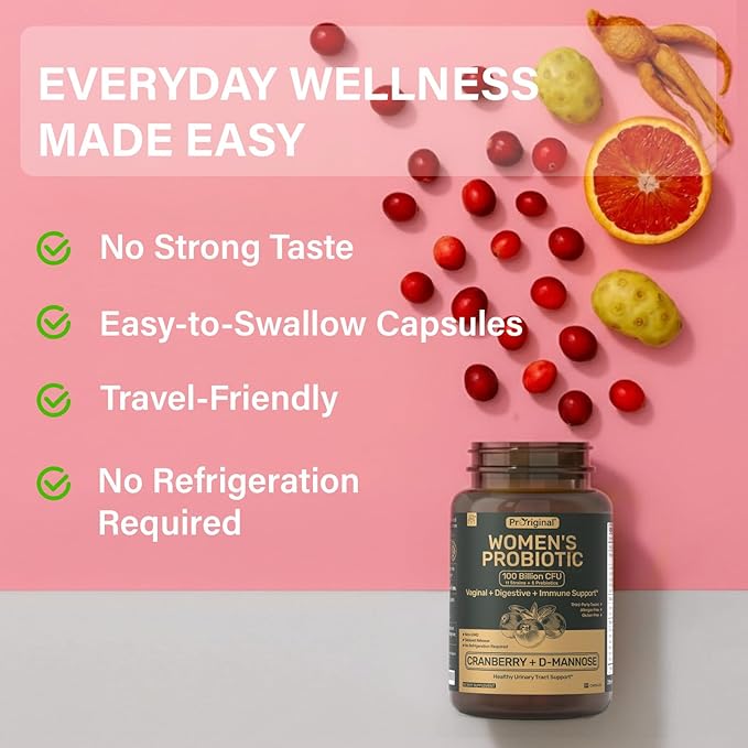 12 PPM Molecular Hydrogen Tablets &amp Women’s Probiotic with Prebiotics | Daily Wellness Routine for Women | 2 Items