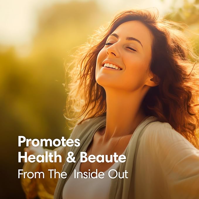 Consult Health Beaute Caps Pro - Supports Hair Growth Skin &amp Nail Health - Collagen Vitamins B6 B7B12 D &amp 10500 mcg Biotin - MSM Blood Orange - Anti-Aging - USA Made - Women &amp Men 6