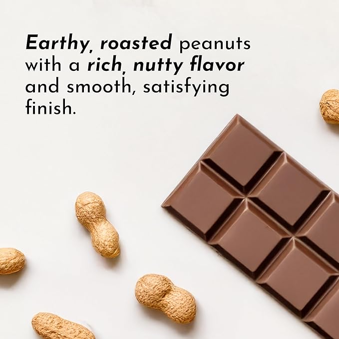 Roasted Peanut Butter Chocolate Protein Powder – 30-Serving Blend with 100% Grass-Fed Whey &amp Organic Plant Proteins – Rich Cocoa &amp Roasted Peanut Flavor – Supports Muscle Recovery &amp Energy