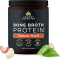Ancient Nutrition Bone Broth Protein Powder Tomato Basil Grass-Fed Chicken and Beef Bone Broth Powder 15g Protein Per Serving Supports a Healthy Gut 15 Servings