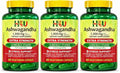 H4U Ashwagandha 1300mg Extra Strength Dietary Supplement 60 Vegetarian Capsules (Standard 1300mg – 3 Pack)