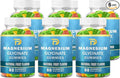 Magnesium Glycinate Gummies for Adults &amp KidsCalm Magnesium Gummies for SleepMagnesium Malate chewable 400mg Stress &amp Muscle ReliefRelaxationSugar Free Magnesium Potassium Supplement 6 Pa