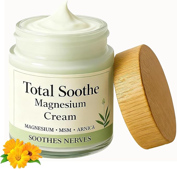 Magnesium Cream Joint Relief with MSM &amp Arnica Mineral Delivery Formula Fast Absorbing Non-Greasy Topical for Daily Joint &amp Muscle Comfort