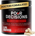 Life Happns Liver Support &amp Recovery Supplement for Adults – Doctor-Formulated with Milk Thistle Schizandra Rosemary B6 &amp Electrolytes for Natural Detox Pathways Hydration &amp After-Part