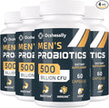 Probiotics for Men 500 Billion CFUs &amp 12 Strains Mens probiotic with Turmeric Cranberry Goji - Probiotics for Digestive Health Gut Immune &amp Bloating Prostate &amp Urinary Tract Health
