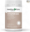 Healthy Care Vitamin D3 1000IU 250 softgel Capsules
