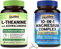 10 in 1 Magnesium Complex 120 Caps and L-Theanine 200mg 60 Caps