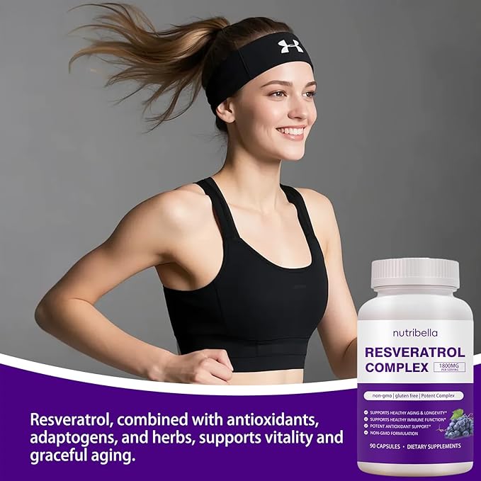 Nutribella Resveratrol Complex 1800 Capsules90 Capsules (1Pc)