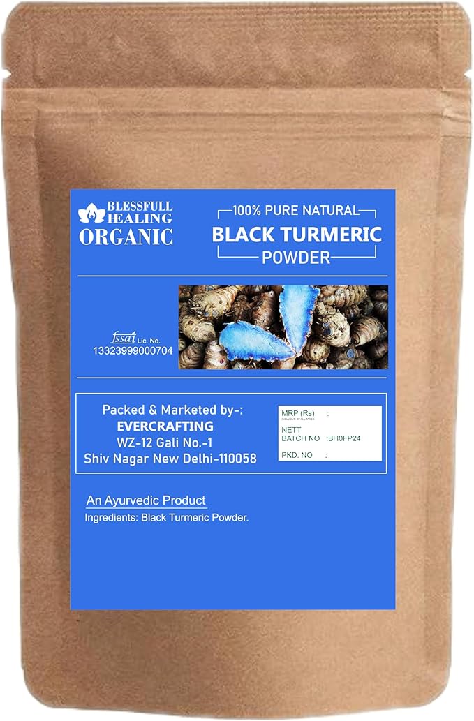 Organic Black Turmeric Powder 100% Pure Natural 200 Gram / 7.05 oz