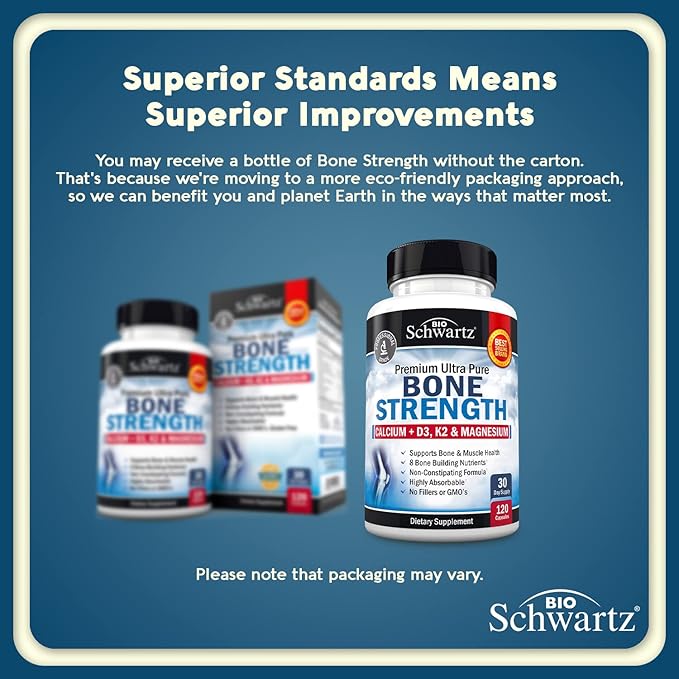 BioSchwartz Daily Multivitamin for Women 50 &amp Over (1 Month Supply) Plus Bone Strength Mineral Supplement with Calcium and Magnesium (1 Month Supply)