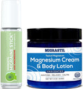 Migrastil Migraine Stick with Magnesium &amp Topical Magnesium Cream Bundle