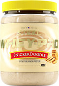 Steel Supplements Whey-Pro | 100% Pure Whey Protein Powder for Men and Women | Snickerdoodle | Muscle Gain &amp Lean Muscle Recovery | Gluten Free | 1.65 lbs | BCAA 5g | Non-GMO | 25 Servings