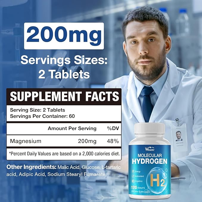 H2 Molecular Hydrogen - Supports Healthy Aging