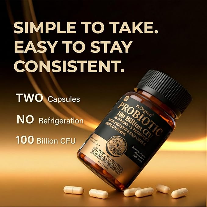 Probiotics with Prebiotics for Men and Women - 35 Strains Probiotic 100 Billion CFU for Gut &amp Digestive Health Vegan Acidophilus Probiotics Supplement Non-GMO Raw Probiotic 120 Caps