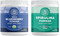 Vimergy Wild Blueberry (250g) &amp Spirulina Powder (250g) Kit