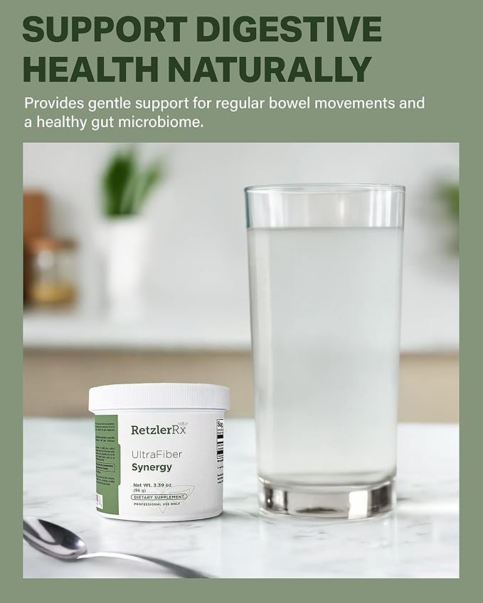 HormoneSynergy Ultra Fiber Lean Powder Supplement - Natural Soluble Propolmannan for Satiety &amp Digestive Health - Prebiotic Fiber for Bowel Regularity - Gluten-Free Non-GMO Formula
