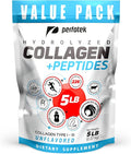 Collagen Powder for Women Men (5Lb) Types I &amp III Unflavored Easy to Mix Hydrolyzed Protein Peptides Non-GMO Grass-Fed Gluten-Free Kosher Pareve Healthy Hair Skin Joints and Nails