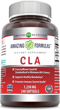 Amazing Formulas CLA | Conjugated Linoleic Acid Supplement | 1250 Mg | Softgels | Non-GMO | Gluten-Free | Made in USA (240 Count)