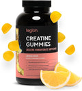 LEGION Creatine Monohydrate Gummies – Clean Chewable Creatine Supplement for Strength Endurance &amp Muscle Recovery – 30 Lemon Drop Flavor Servings – No Artificial Flavors or Sweeteners.