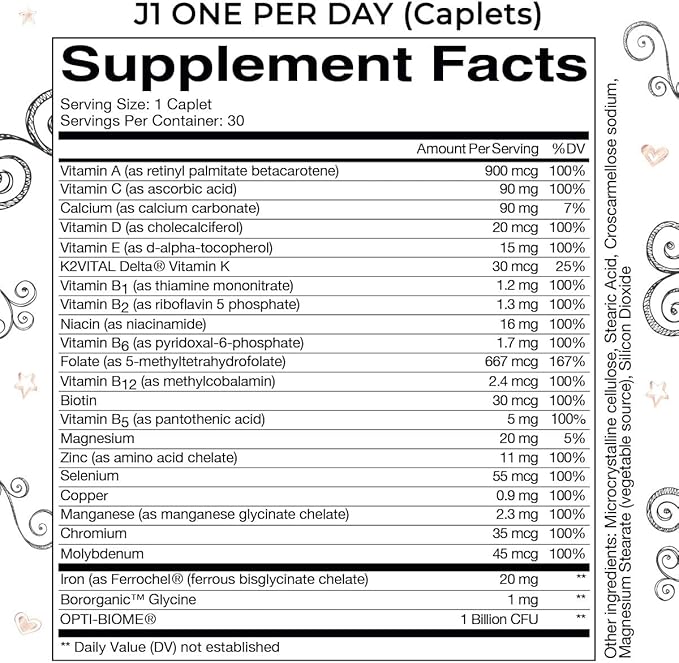 Bariatric Eating J1 One per Day Bariatric Multivitamin Caplets (30-Day Supply)