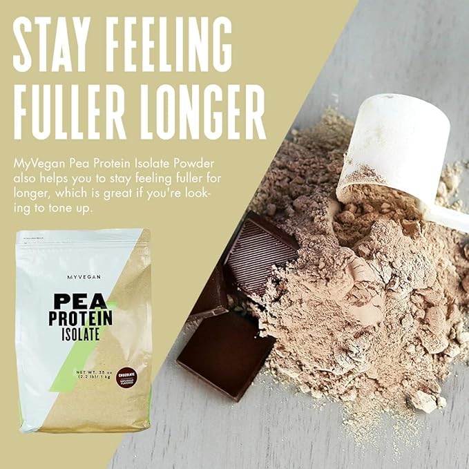 Myprotein - MYVEGAN Pea Protein Isolate Powder - Natural Plant Based Amino Acids - Gluten and Sugar Free Vegan - Banana Bread 2.2 Lb (30 Servings)
