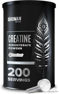 BIRDMAN Micronized Creatine Monohydrate Powder Muscle Recovery Caffeine Free Creatine Pre Workout Vegan Post Workout Gluten Free Sugar Free | 200 Servings (5 Grams Each) | 2.2lb.