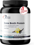 Designs for Health Bone Broth Protein Powder – 21g Grass-Fed Collagen-Rich Beef Protein Isolate – Vanilla Paleo Non-GMO Dairy-Free (30 Servings / 810g)