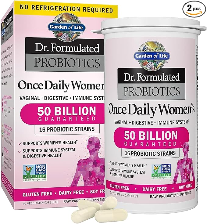 Garden of Life Vaginal &amp Urinary Tract Probiotics Bundle - 50 Billion &amp 16 Strain Capsules