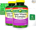 Super B-Complex Tablets 500 Count Dietary Supplement (2 Pack) with Exclusive Vitamins &amp Minerals A to Z - Better Ligth&ampSpring Guide (3 Items)