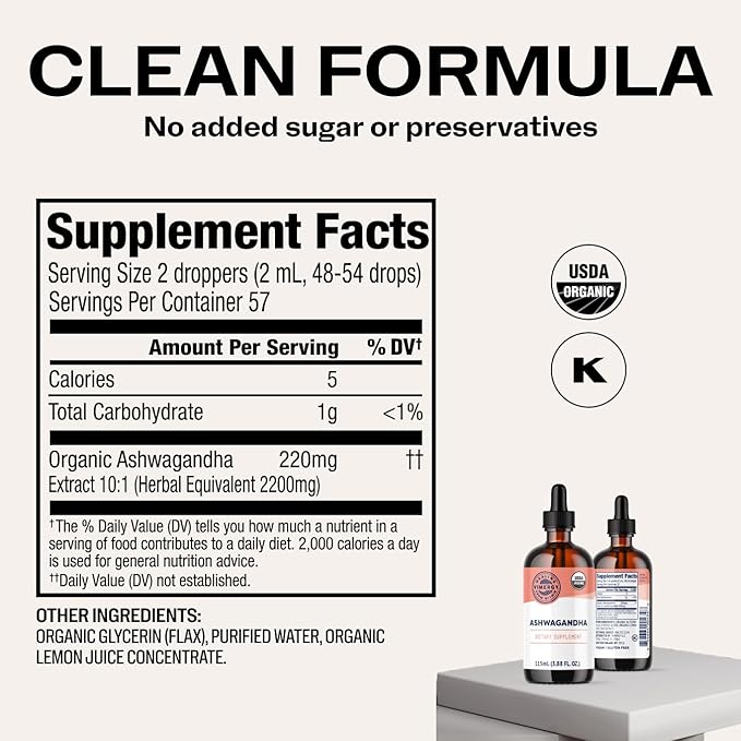 Vimergy NutriDense Fruitylicious Turmeric + Ginger Chewables (60 Count) &amp Liquid Ashwagandha Extract (115 mL)