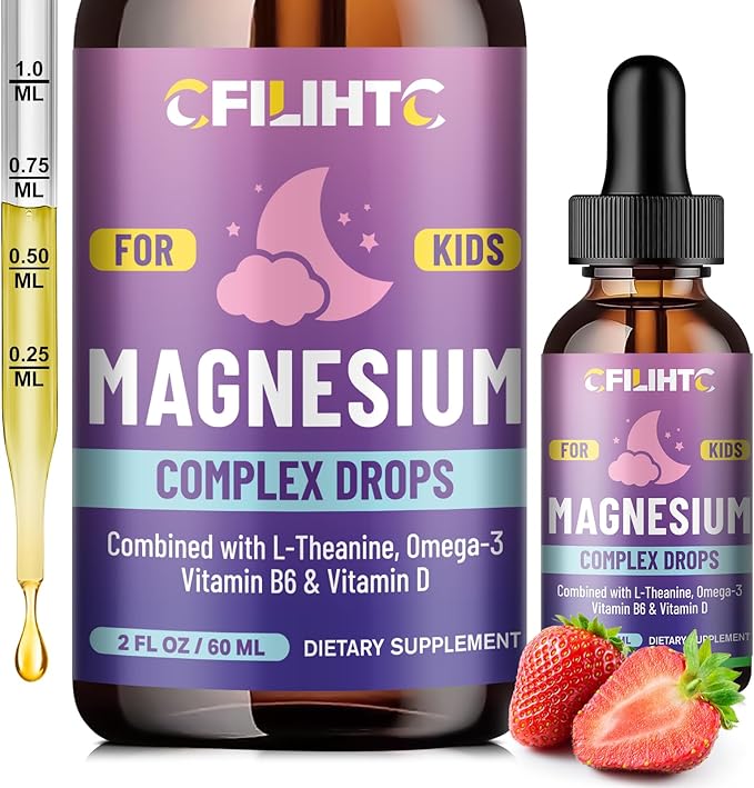 Kids Magnesium Liquid Drops &amp DIM Liquid Drops Supplement Women
