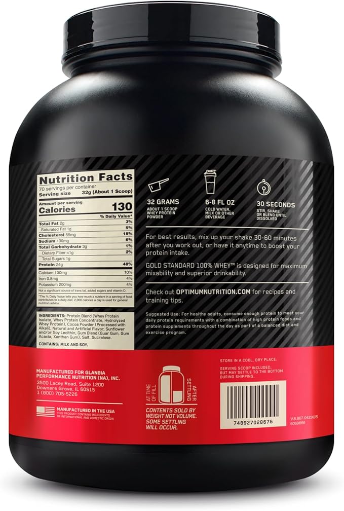 Optimum Nutrition Gold Standard® 100% Whey Chocolate Mint 4.94 lb (2.24 kg)